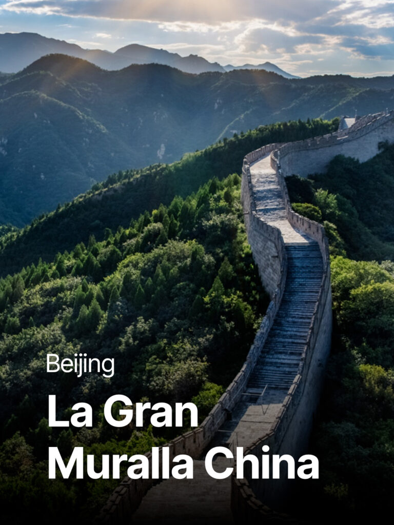 Vista panorámica de la Gran Muralla China en Beijing – viajes turísticos desde Chile