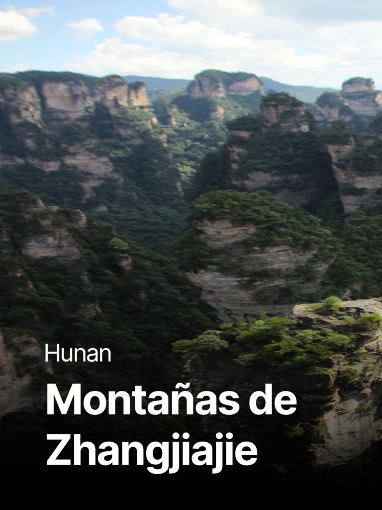 Montañas de Zhangjiajie
